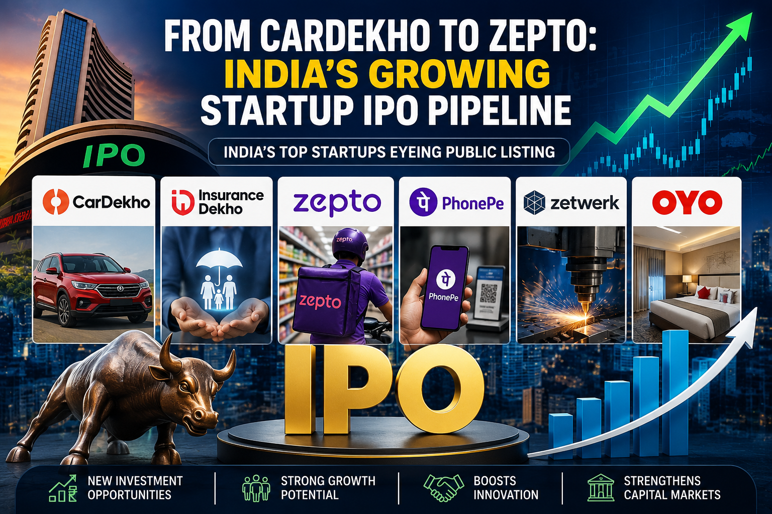 Car Dekho to Zepto: India’s Startup IPO Wave Is Gaining Momentum in 2026