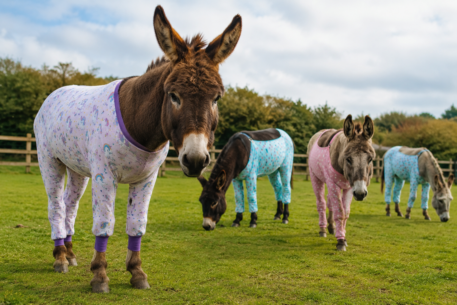 The Real Reason Donkeys in Britain Are Wearing Pyjamas Isn’t What You Think