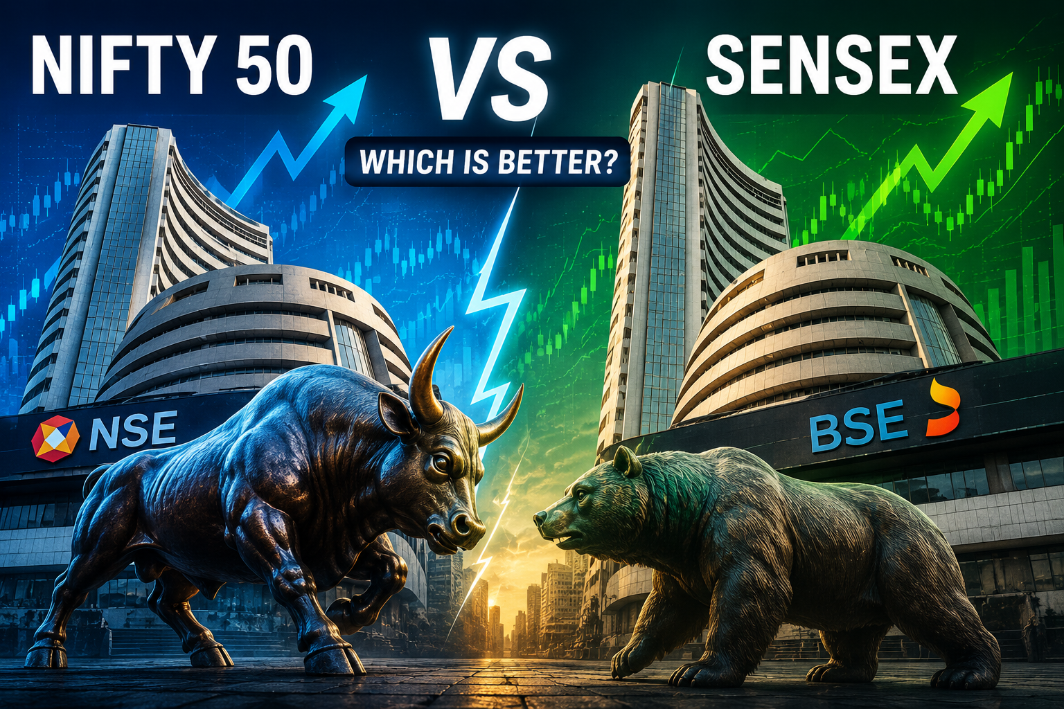 Nifty 50 vs. Sensex: Which is better