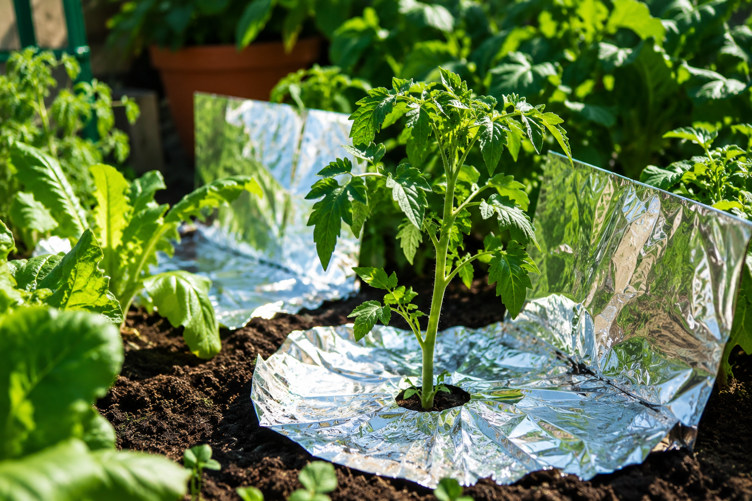 Aluminum Foil in the Plant Garden: 6 Clever Ways This Kitchen Staple Can Help Your Plants Aluminum Foil in the Plant Garden: 6 Clever Ways This Kitchen Staple Can Help Your Plants