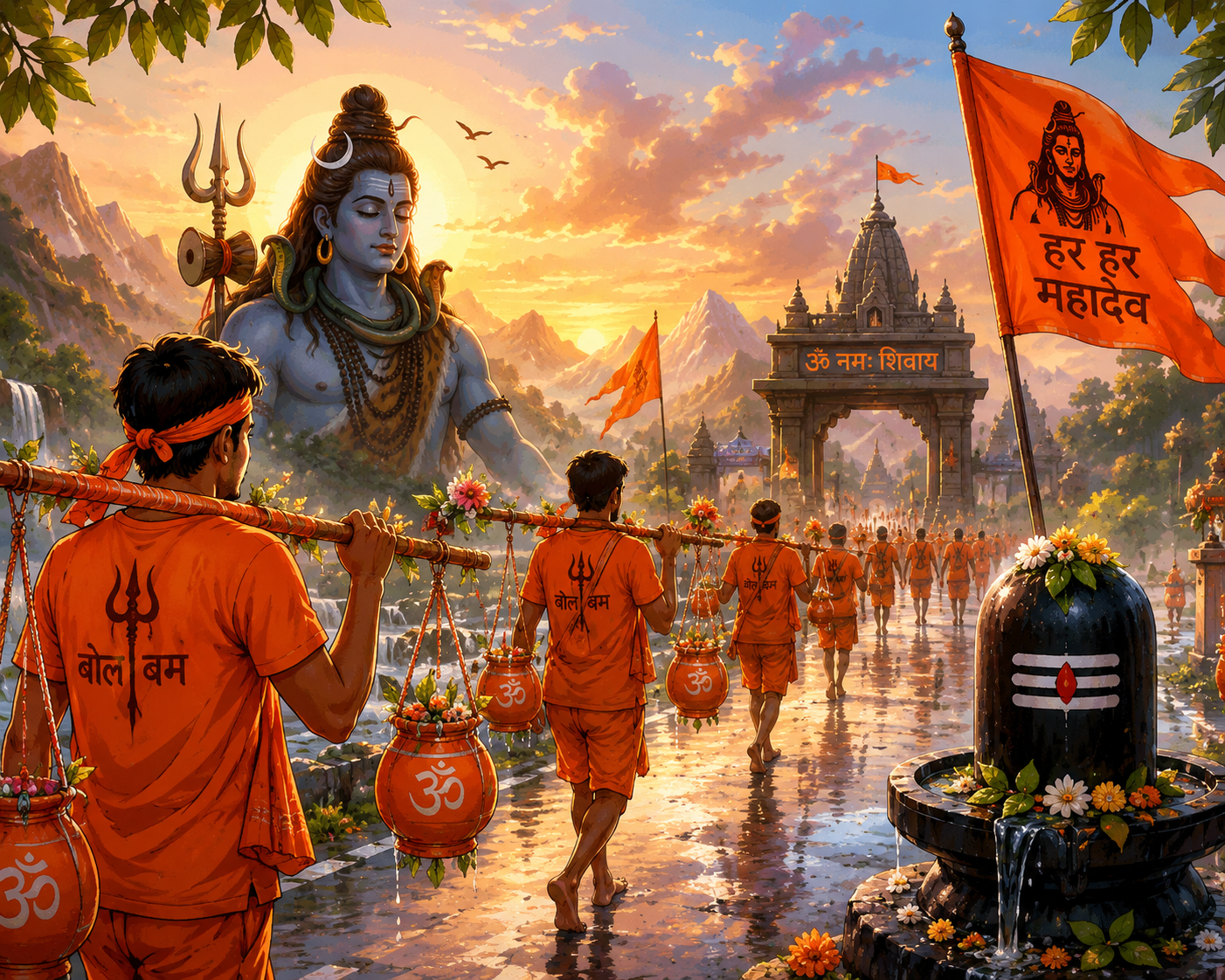 Bamboo Poles and Boomboxes: The Kanwar Yatra's Ancient Roots, Faith, and Modern-Day Frictions Bamboo Poles and Boomboxes: The Kanwar Yatra’s Ancient Roots, Faith, and Modern-Day Frictions