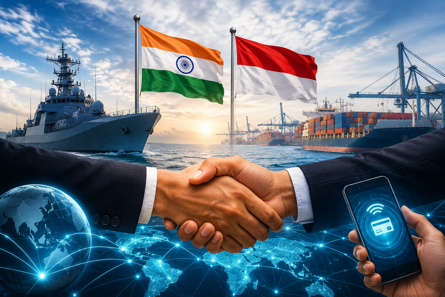 India–Indonesia Maritime Cooperation and UPI Partnership Are Transforming Trade and Digital Payments