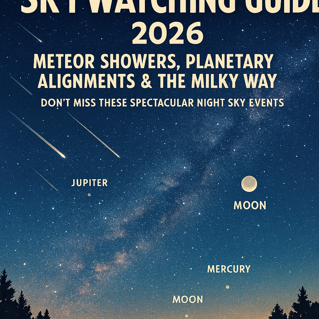 July Skywatching Guide 2026: Meteor Showers, Planetary Alignments & the Milky Way—Don’t Miss These Spectacular Night Sky Events