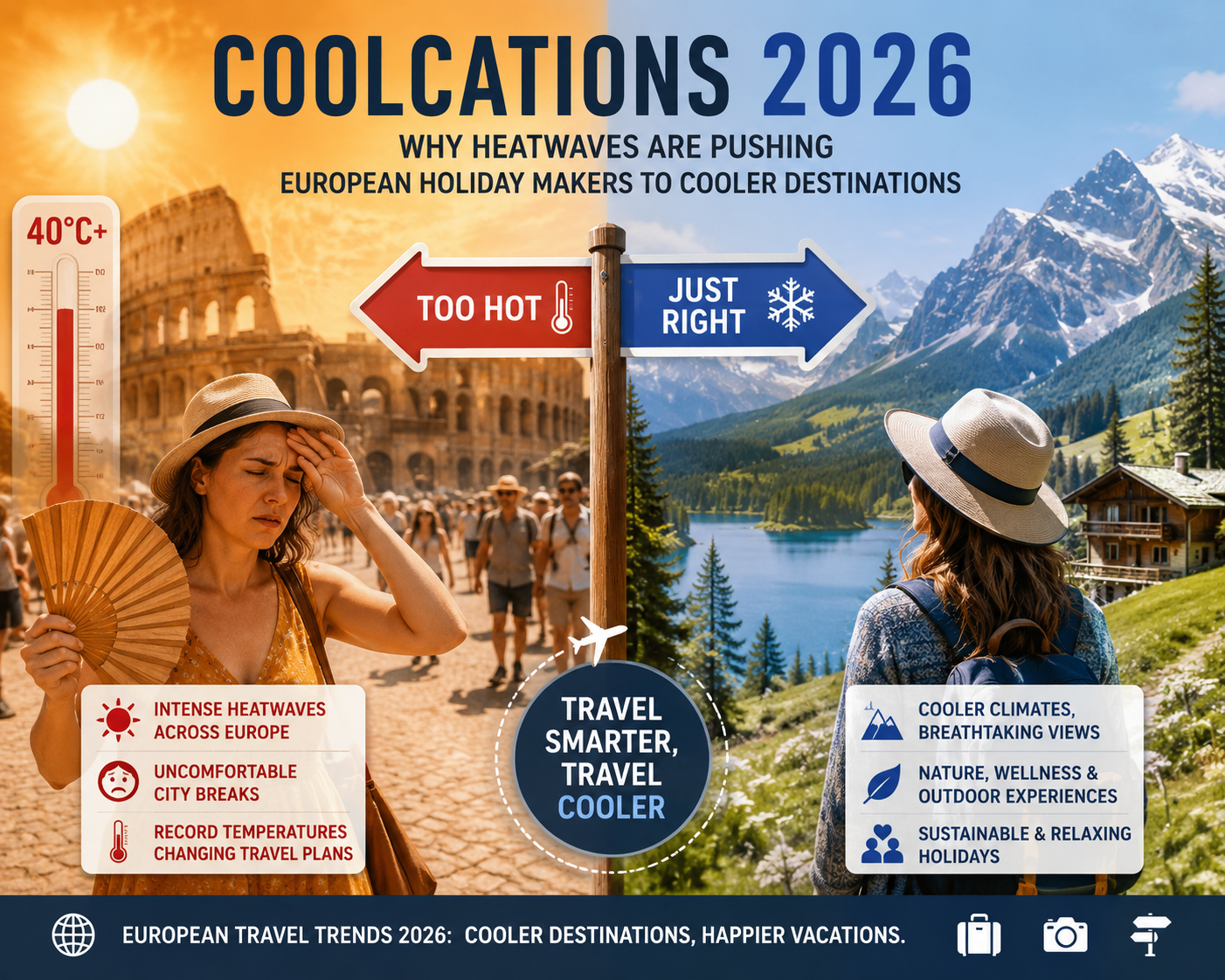 Coolcations 2026: Why Heatwaves Are Pushing European Holidaymakers to Cooler Destinations