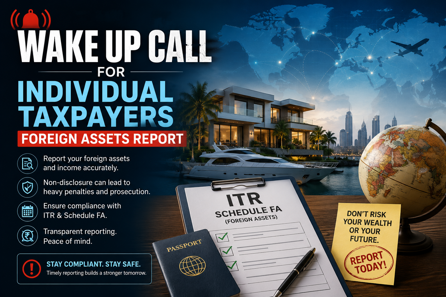 Wake Up Call for Taxpayers: Why Foreign Assets Disclosure in India Can No Longer Be Ignored Wake Up Call for Taxpayers: Why Foreign Assets Disclosure in India Can No Longer Be Ignored