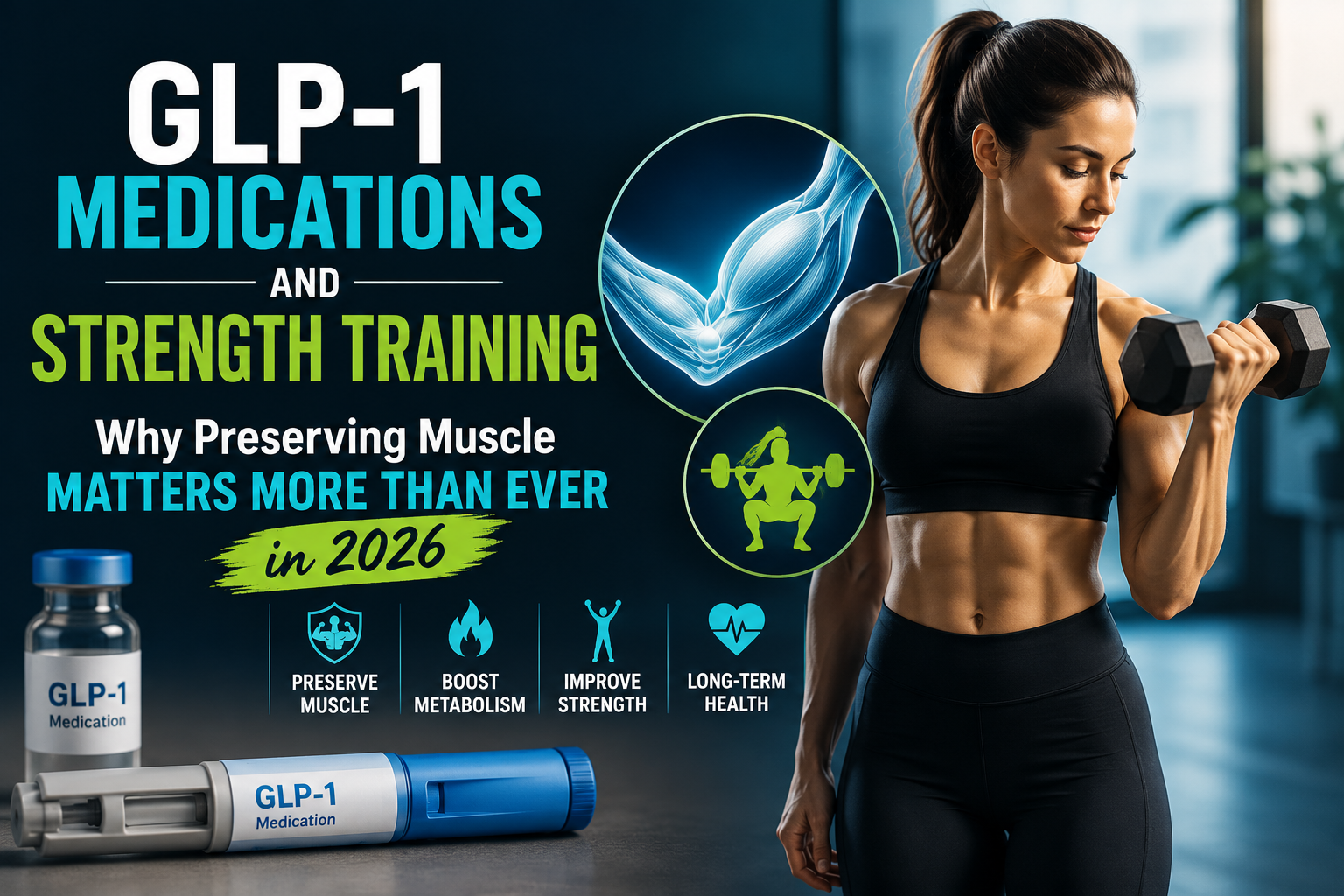 GLP-1 Medications and Strength Training: Why Preserving Muscle Matters More Than Ever in 2026 GLP-1 Medications and Strength Training: Why Preserving Muscle Matters More Than Ever in 2026