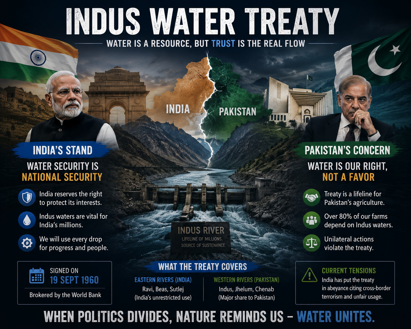 Indus Waters Treaty in Abeyance: Why India Says It Won’t Revive the Pact Until Pakistan Ends Terror