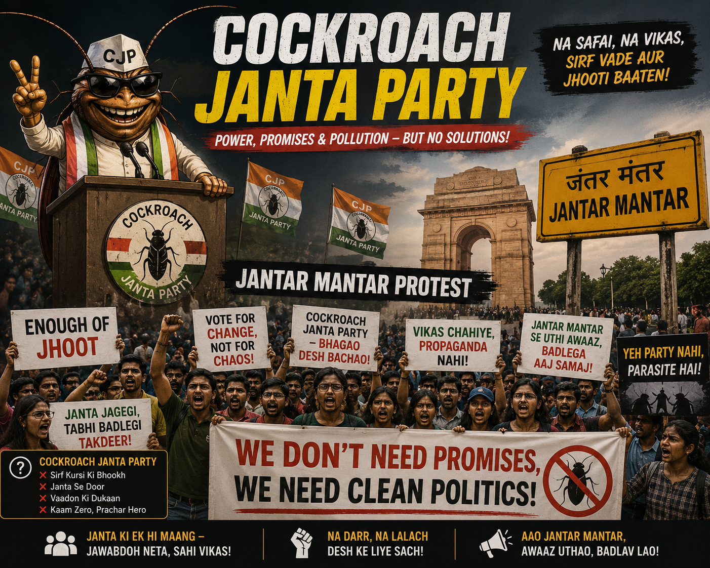 Delhi Police vs CJP Protesters: Inside the Chaos at Jantar Mantar and What “Unruly, Aggressive and Violent” Really Means
