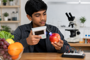 Meet the Teen Scientist Who Built a life changing AI Device to Detect Pesticide Residues on Fruits
