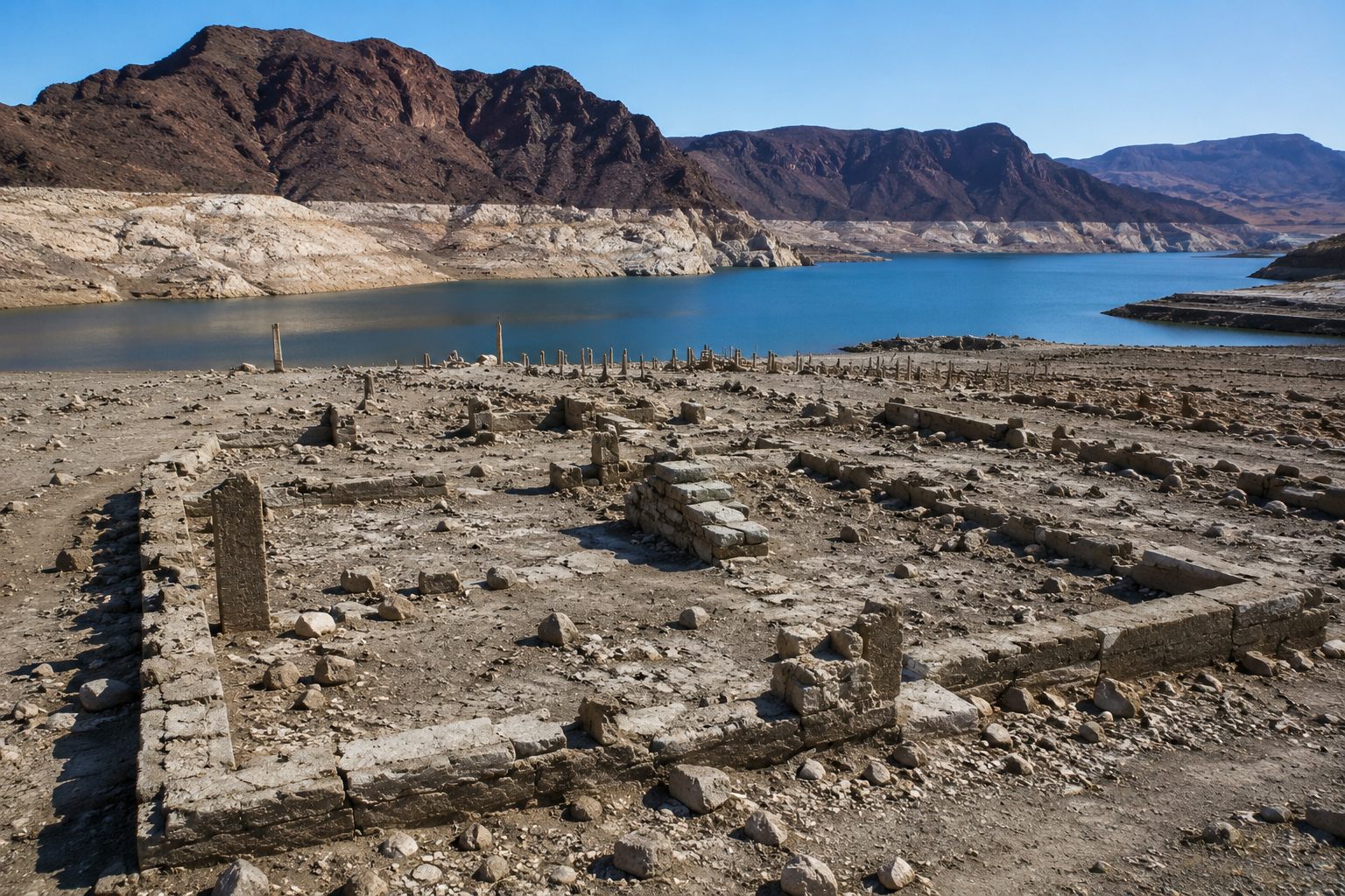 The Town Beneath Lake Mead Is Reappearing: How St. Thomas Rose From the Water