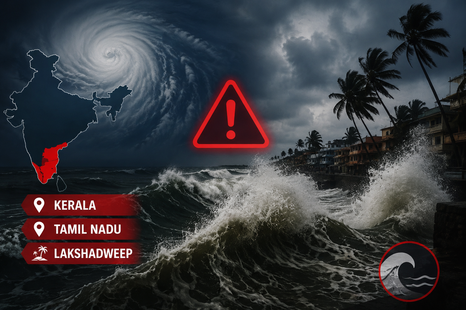 Swell Surge Alert for Kerala, Tamil Nadu & Lakshadweep: When Waves Born Thousands of Kilometers Away Strike Without Warning