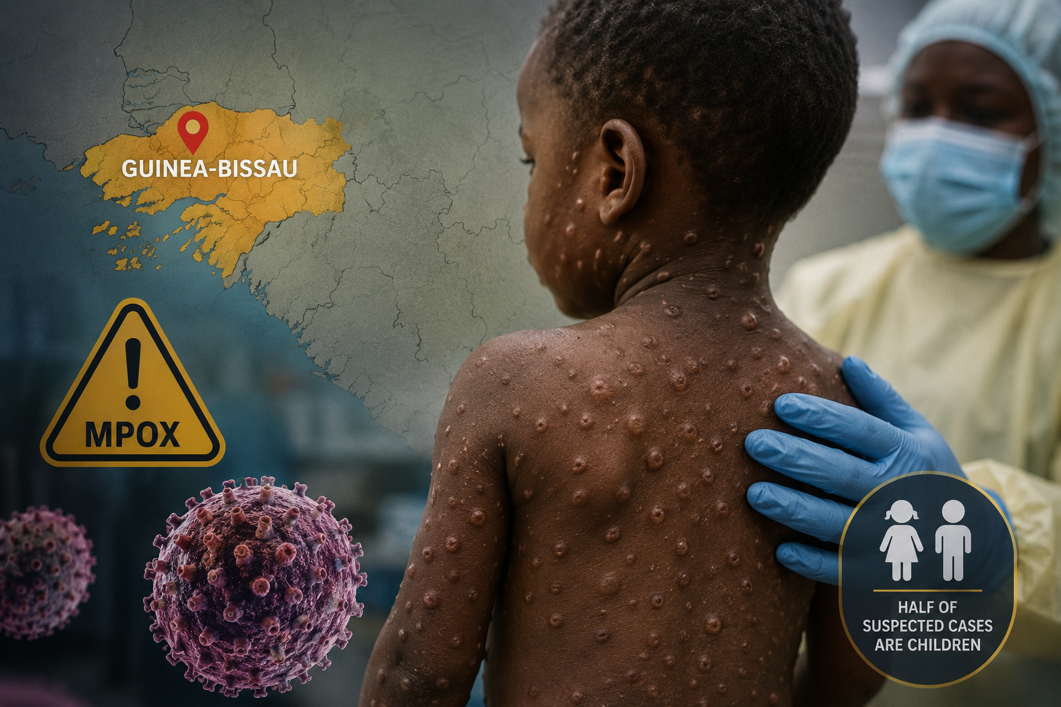 Guinea Bissau Reports First Ever Mpox Outbreak Half of Suspected Cases Are Children