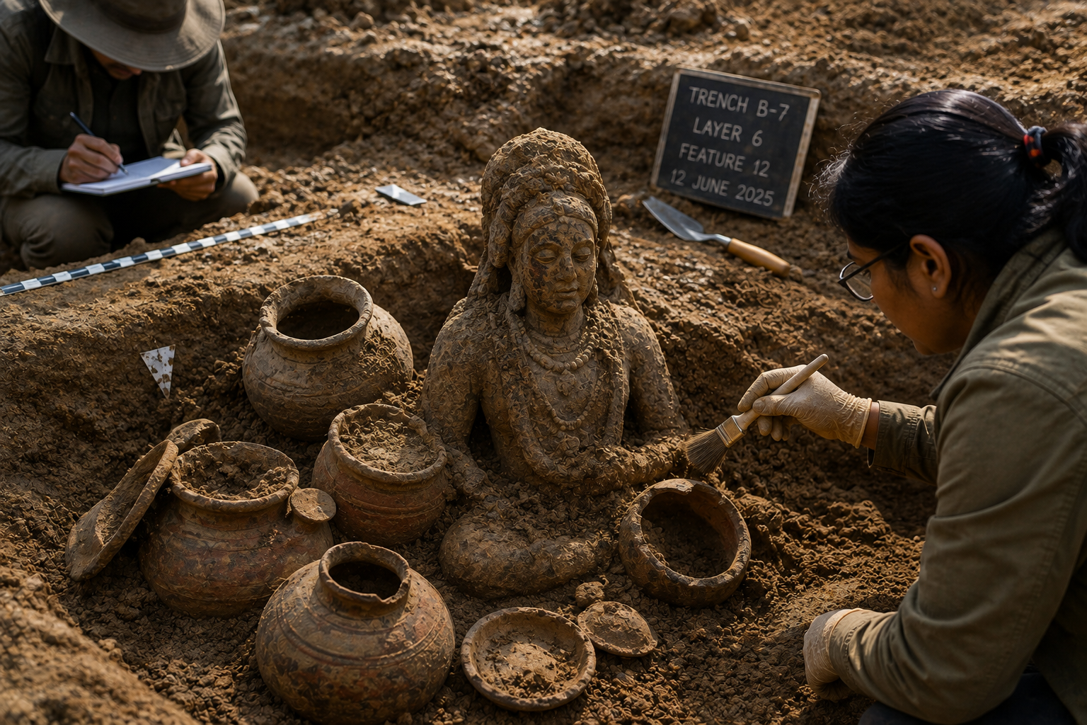 Rare 600 Year Old Saint Statue and Human Bone Reliquaries Discovered Beneath Berlin’s Oldest Neighbourhood