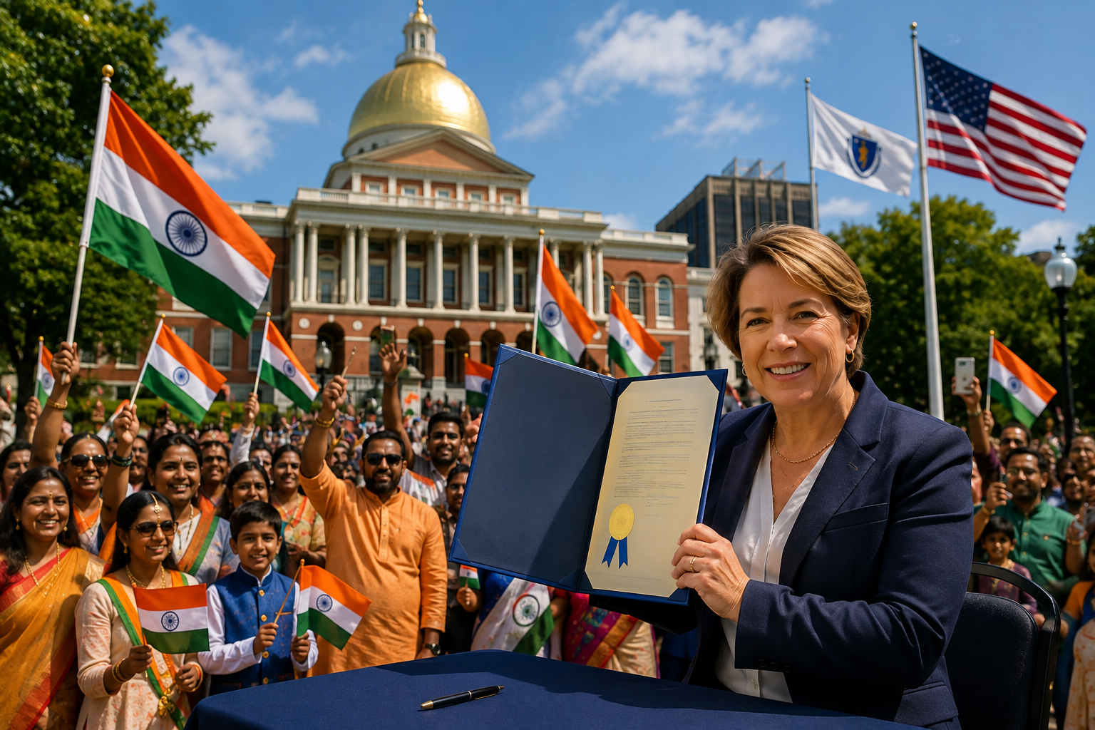 Massachusetts Marks August 15 as India Day: What Governor Maura Healey’s Proclamation Means