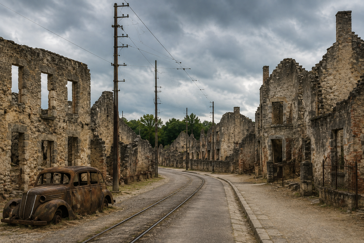 Oradour-sur-Glane: The French Village Frozen in Time After a Nazi Massacre Oradour-sur-Glane: The French Village Frozen in Time After a Nazi Massacre