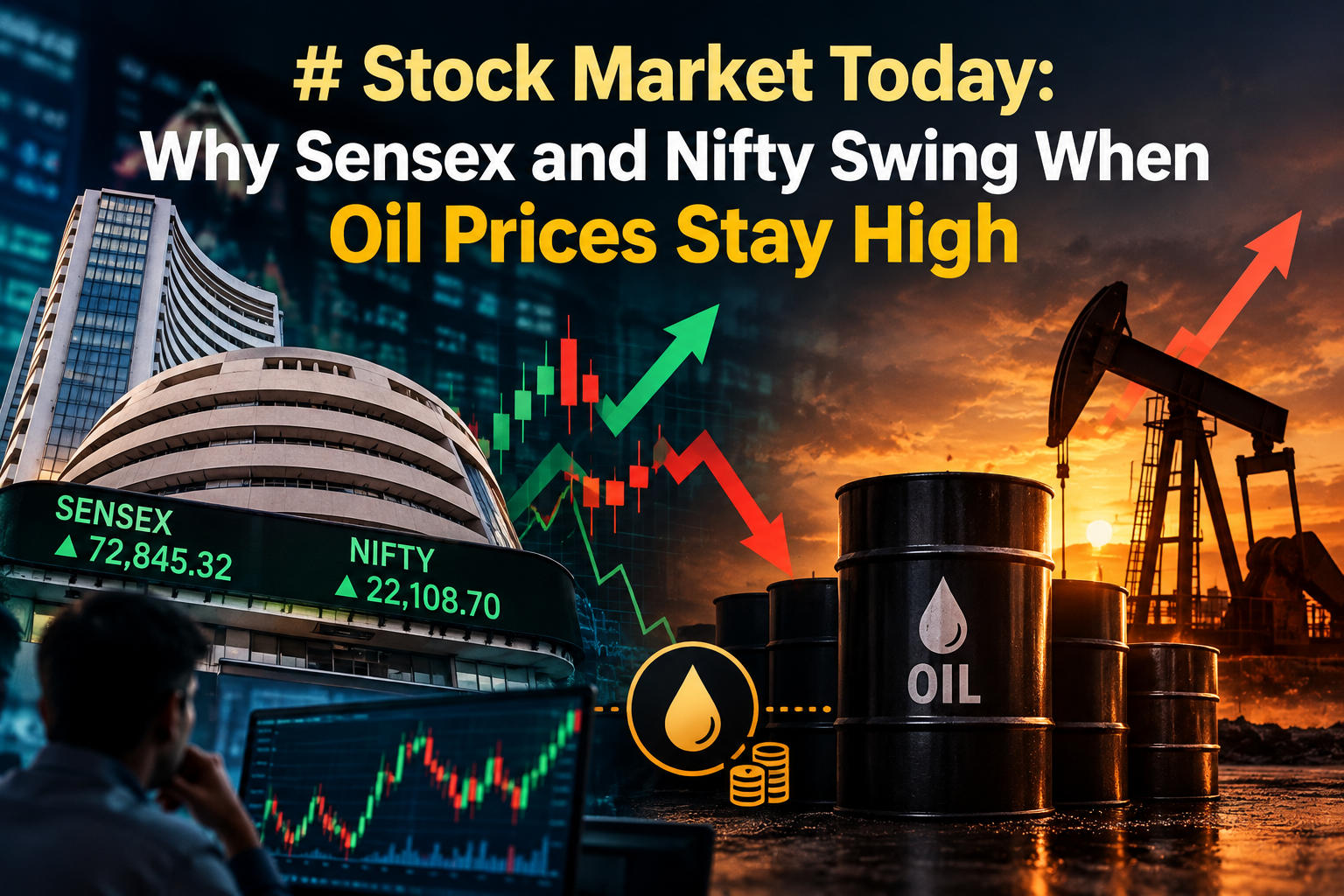 Stock Market Today: Why Sensex and Nifty Swing When Oil Prices Stay High