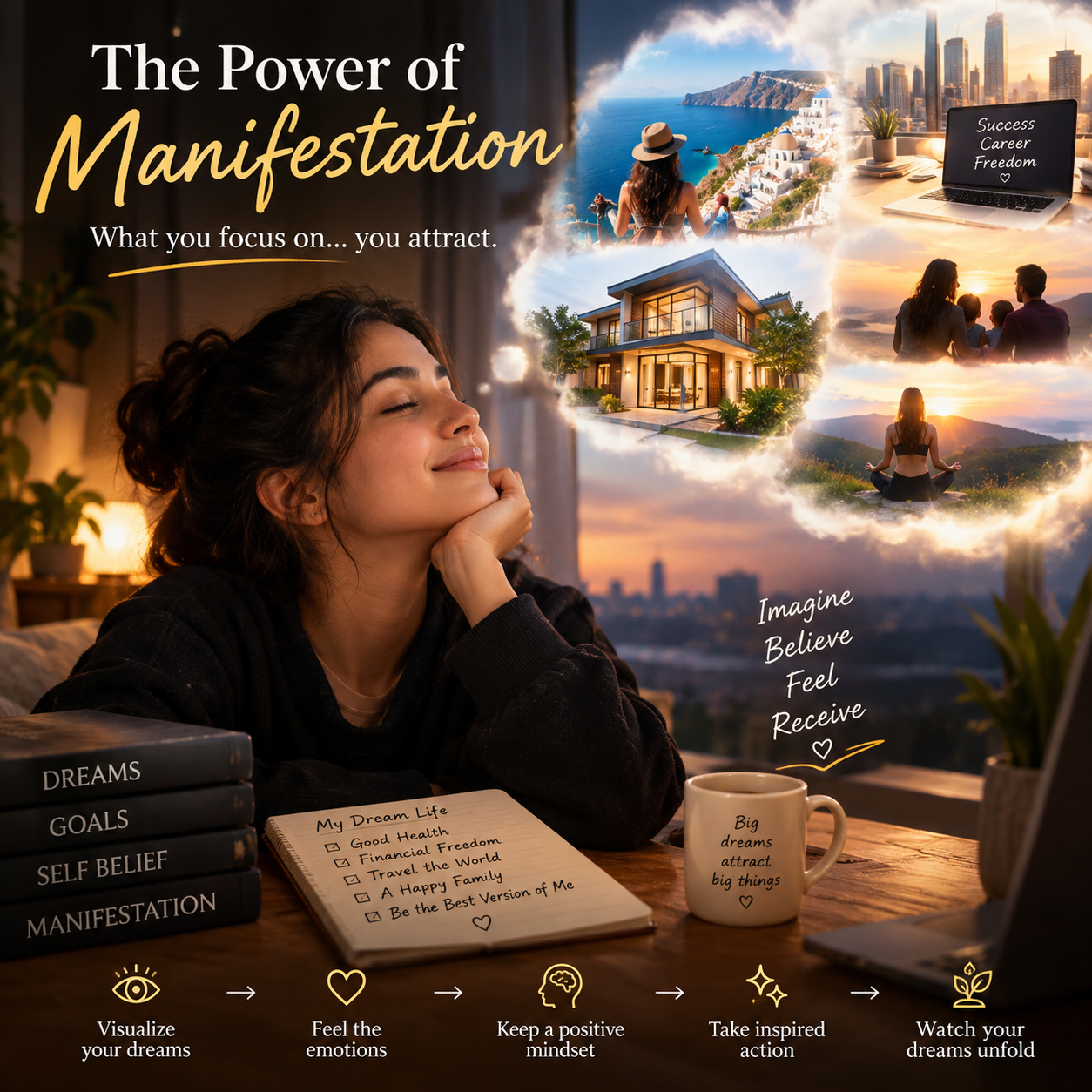 The Power of Manifestation: How to Turn Your Thoughts Into Reality